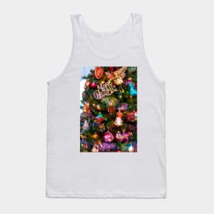 Merry Christmas Decorated tree Tank Top